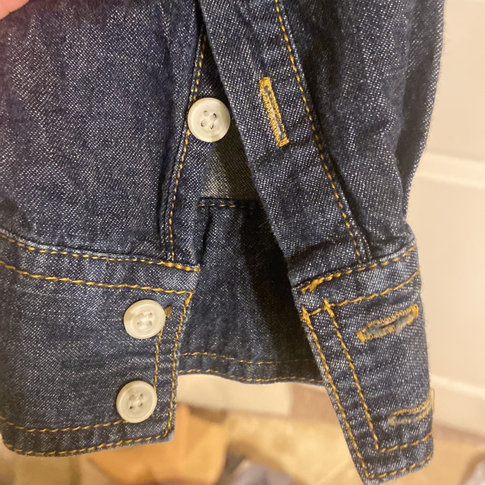 Denim Button-Down Shirt - Picture 4 of 7